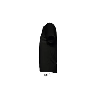   Férfi raglános, rövid ujjú sport póló, SOL'S SO11939, Black-2XL