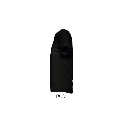 Férfi raglános, rövid ujjú sport póló, SOL'S SO11939, Black-L