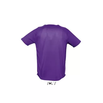   Férfi raglános, rövid ujjú sport póló, SOL'S SO11939, Dark Purple-2XL