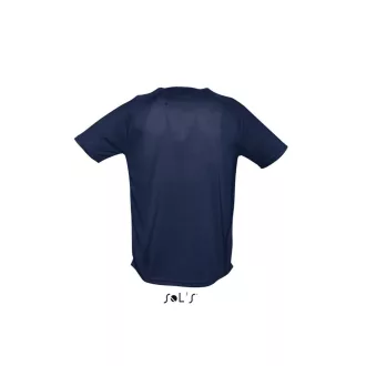   Férfi raglános, rövid ujjú sport póló, SOL'S SO11939, French Navy-2XL