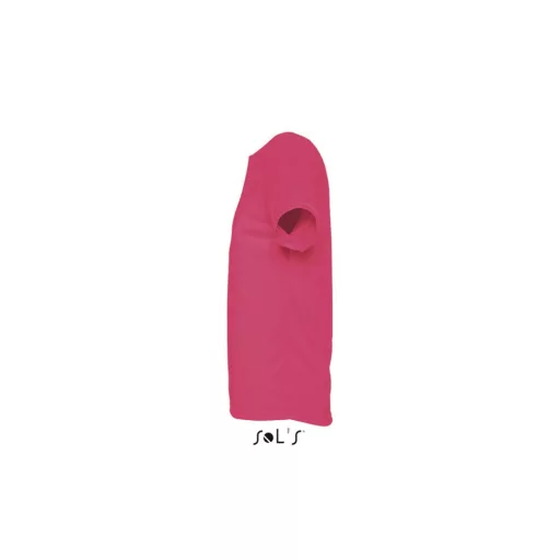 Férfi raglános, rövid ujjú sport póló, SOL'S SO11939, Neon Coral-XS