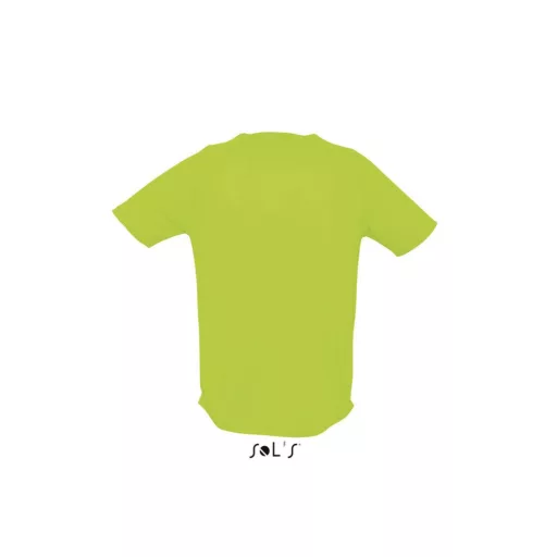 Férfi raglános, rövid ujjú sport póló, SOL'S SO11939, Neon Green-S