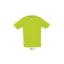 Férfi raglános, rövid ujjú sport póló, SOL'S SO11939, Neon Green-XS