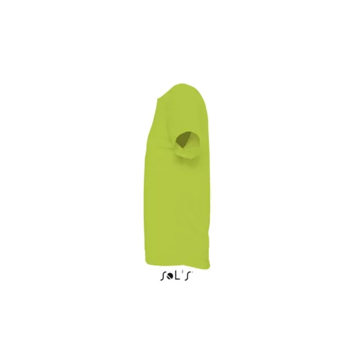 Férfi raglános, rövid ujjú sport póló, SOL'S SO11939, Neon Green-XS