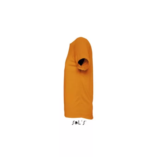 Férfi raglános, rövid ujjú sport póló, SOL'S SO11939, Neon Orange-M