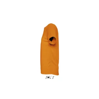   Férfi raglános, rövid ujjú sport póló, SOL'S SO11939, Neon Orange-XS