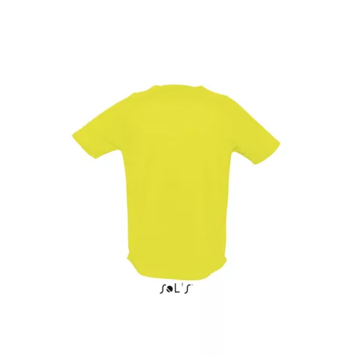 Férfi raglános, rövid ujjú sport póló, SOL'S SO11939, Neon Yellow-L