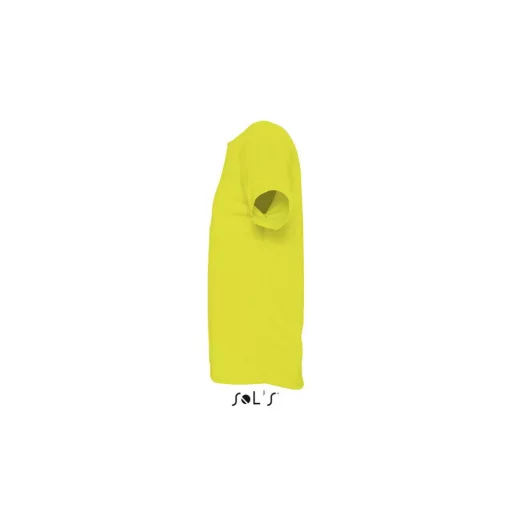 Férfi raglános, rövid ujjú sport póló, SOL'S SO11939, Neon Yellow-L