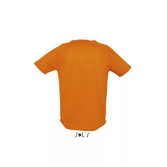   Férfi raglános, rövid ujjú sport póló, SOL'S SO11939, Orange-2XL