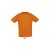 Férfi raglános, rövid ujjú sport póló, SOL'S SO11939, Orange-XS