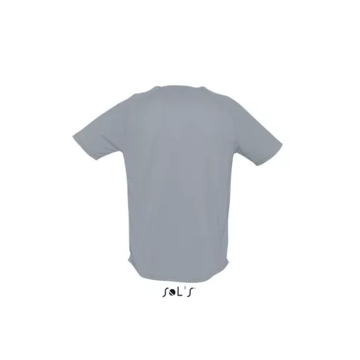 Férfi raglános, rövid ujjú sport póló, SOL'S SO11939, Pure Grey-L