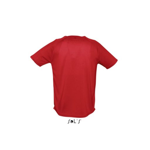 Férfi raglános, rövid ujjú sport póló, SOL'S SO11939, Red-2XL