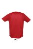 Férfi raglános, rövid ujjú sport póló, SOL'S SO11939, Red-XS