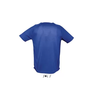   Férfi raglános, rövid ujjú sport póló, SOL'S SO11939, Royal Blue-2XL