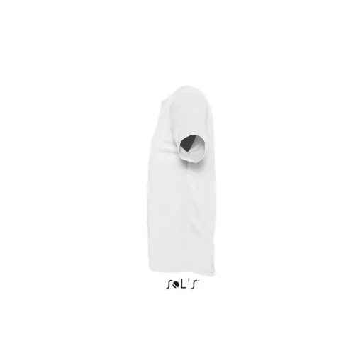 Férfi raglános, rövid ujjú sport póló, SOL'S SO11939, White-XS