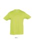 Gyerek REGENT KIDS környakas rövid ujjú pamut póló, SOL'S SO11970, Apple Green-12A