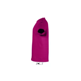   Gyerek REGENT KIDS környakas rövid ujjú pamut póló, SOL'S SO11970, Fuchsia-2A