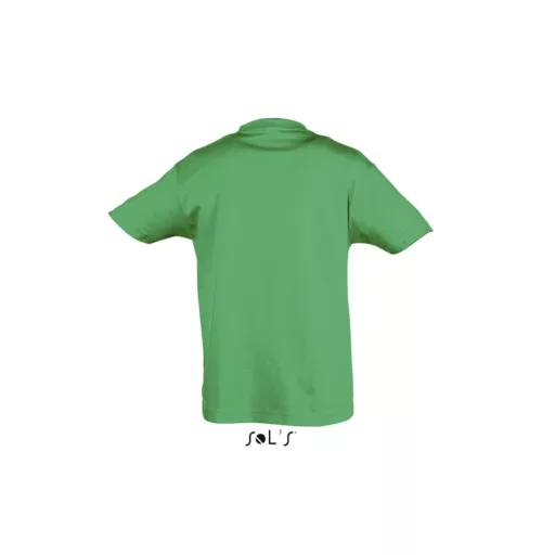 Gyerek REGENT KIDS környakas rövid ujjú pamut póló, SOL'S SO11970, Kelly Green-10A