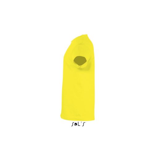 Gyerek REGENT KIDS környakas rövid ujjú pamut póló, SOL'S SO11970, Lemon-12A