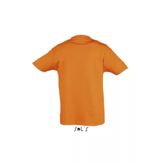   Gyerek REGENT KIDS környakas rövid ujjú pamut póló, SOL'S SO11970, Orange-10A