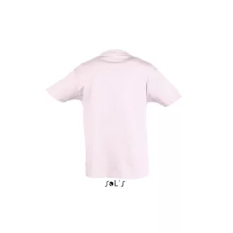  Gyerek REGENT KIDS környakas rövid ujjú pamut póló, SOL'S SO11970, Pale Pink-2A