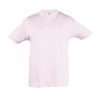 Gyerek REGENT KIDS környakas rövid ujjú pamut póló, SOL'S SO11970, Pale Pink-2A