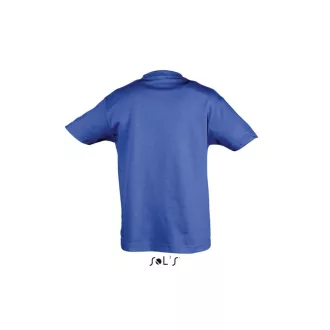   Gyerek REGENT KIDS környakas rövid ujjú pamut póló, SOL'S SO11970, Royal Blue-2A