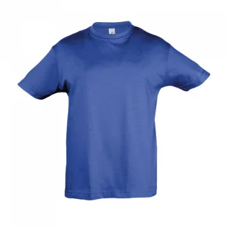   Gyerek REGENT KIDS környakas rövid ujjú pamut póló, SOL'S SO11970, Royal Blue-2A
