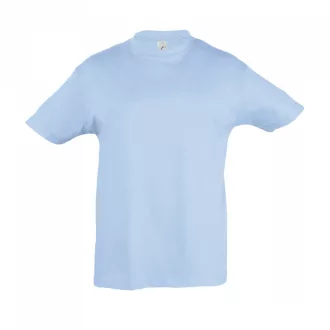   Gyerek REGENT KIDS környakas rövid ujjú pamut póló, SOL'S SO11970, Sky Blue-10A