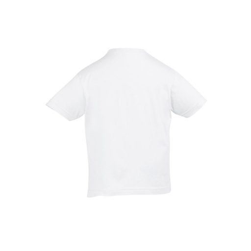 Gyerek REGENT KIDS környakas rövid ujjú pamut póló, SOL'S SO11970, White-2A