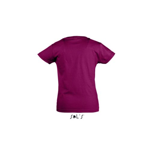 Gyerek CHERRY rövid ujjú környakas pamut póló, SOL'S SO11981, Fuchsia-10A