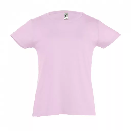 Gyerek CHERRY rövid ujjú környakas pamut póló, SOL'S SO11981, Medium Pink-12A
