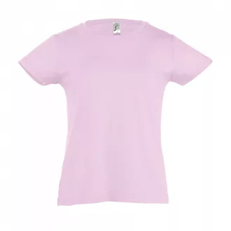   Gyerek CHERRY rövid ujjú környakas pamut póló, SOL'S SO11981, Medium Pink-4A