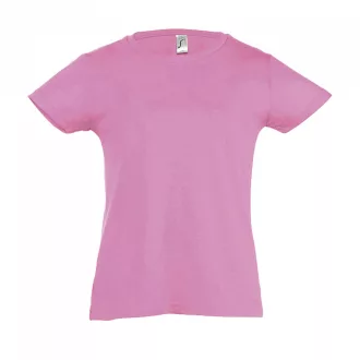   Gyerek CHERRY rövid ujjú környakas pamut póló, SOL'S SO11981, Orchid Pink-6A