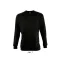 Férfi kereknyakú pulóver, SOL'S SO13250, Black-S