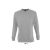 Férfi kereknyakú pulóver, SOL'S SO13250, Grey Melange-XL
