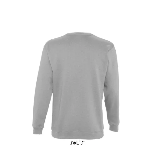 Férfi kereknyakú pulóver, SOL'S SO13250, Grey Melange-XL