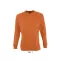 Férfi kereknyakú pulóver, SOL'S SO13250, Orange-S