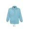 Uniszex vízálló, kapucnis széldzseki, SOL'S SO32000, Atoll Blue-2XL