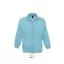 Uniszex vízálló, kapucnis széldzseki, SOL'S SO32000, Atoll Blue-2XL