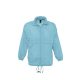 Uniszex vízálló, kapucnis széldzseki, SOL'S SO32000, Atoll Blue-2XL
