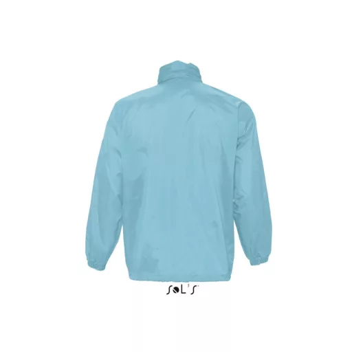 Uniszex vízálló, kapucnis széldzseki, SOL'S SO32000, Atoll Blue-2XL