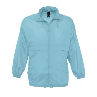   Uniszex vízálló, kapucnis széldzseki, SOL'S SO32000, Atoll Blue-2XL