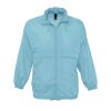 Uniszex vízálló, kapucnis széldzseki, SOL'S SO32000, Atoll Blue-XS