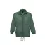 Uniszex vízálló, kapucnis széldzseki, SOL'S SO32000, Forest Green-2XL