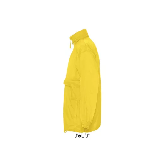 Uniszex vízálló, kapucnis széldzseki, SOL'S SO32000, Gold-2XL