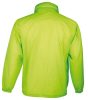 Uniszex vízálló, kapucnis széldzseki, SOL'S SO32000, Neon Lime-S