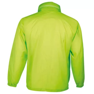   Uniszex vízálló, kapucnis széldzseki, SOL'S SO32000, Neon Lime-S