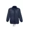 Uniszex vízálló, kapucnis széldzseki, SOL'S SO32000, Navy-XS
