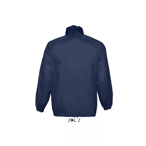 Uniszex vízálló, kapucnis széldzseki, SOL'S SO32000, Navy-XS